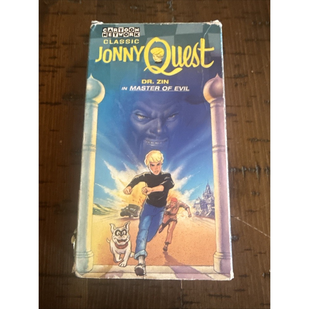 Jonny Quest Dr Zin Master of Evil VHS Cartoon Network Classic